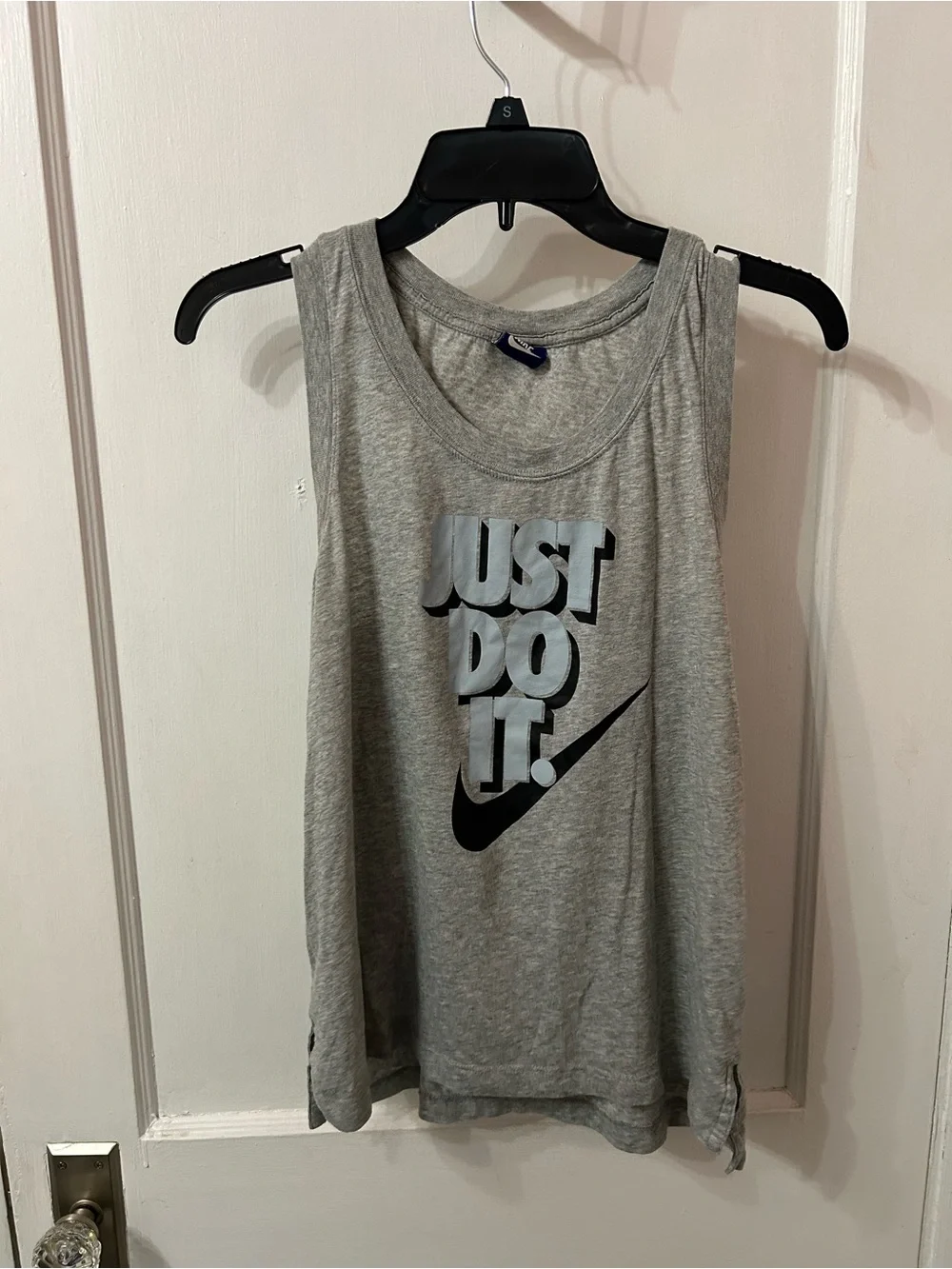 Nike Gray Women's 'Just Do It.' Graphic Tank